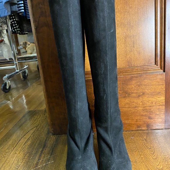 Jimmy Choo suede stiletto knee high boot - Picture 4 of 6